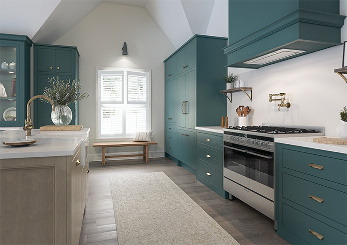Bromley, Cool Grey - Tier on Tier Twist&Fit Plantation Shutter - Image 8